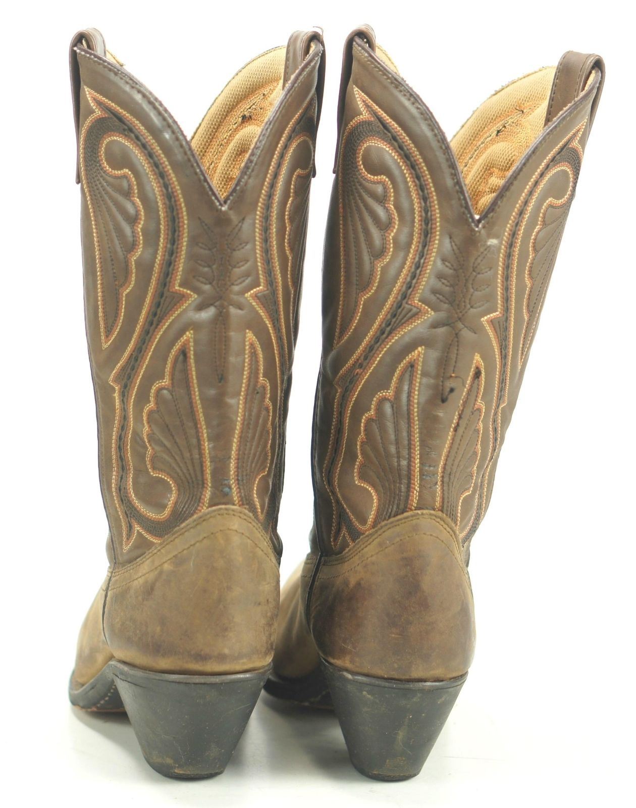 Laredo Canyon Collection Women's Distressed Brown Leather Cowboy ...