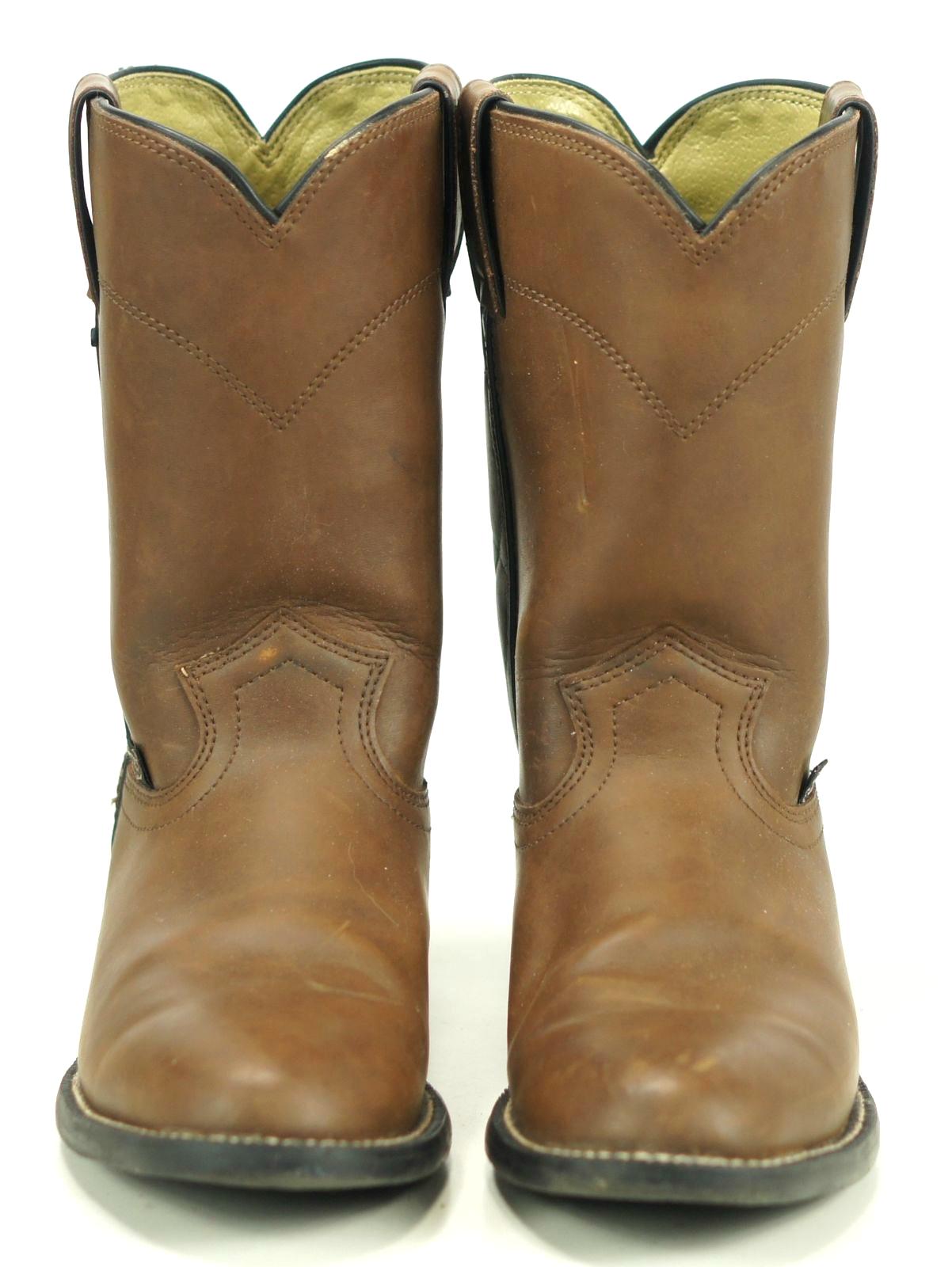 justin-basics-women-s-brown-leather-roper-cowboy-western-riding-boots-6