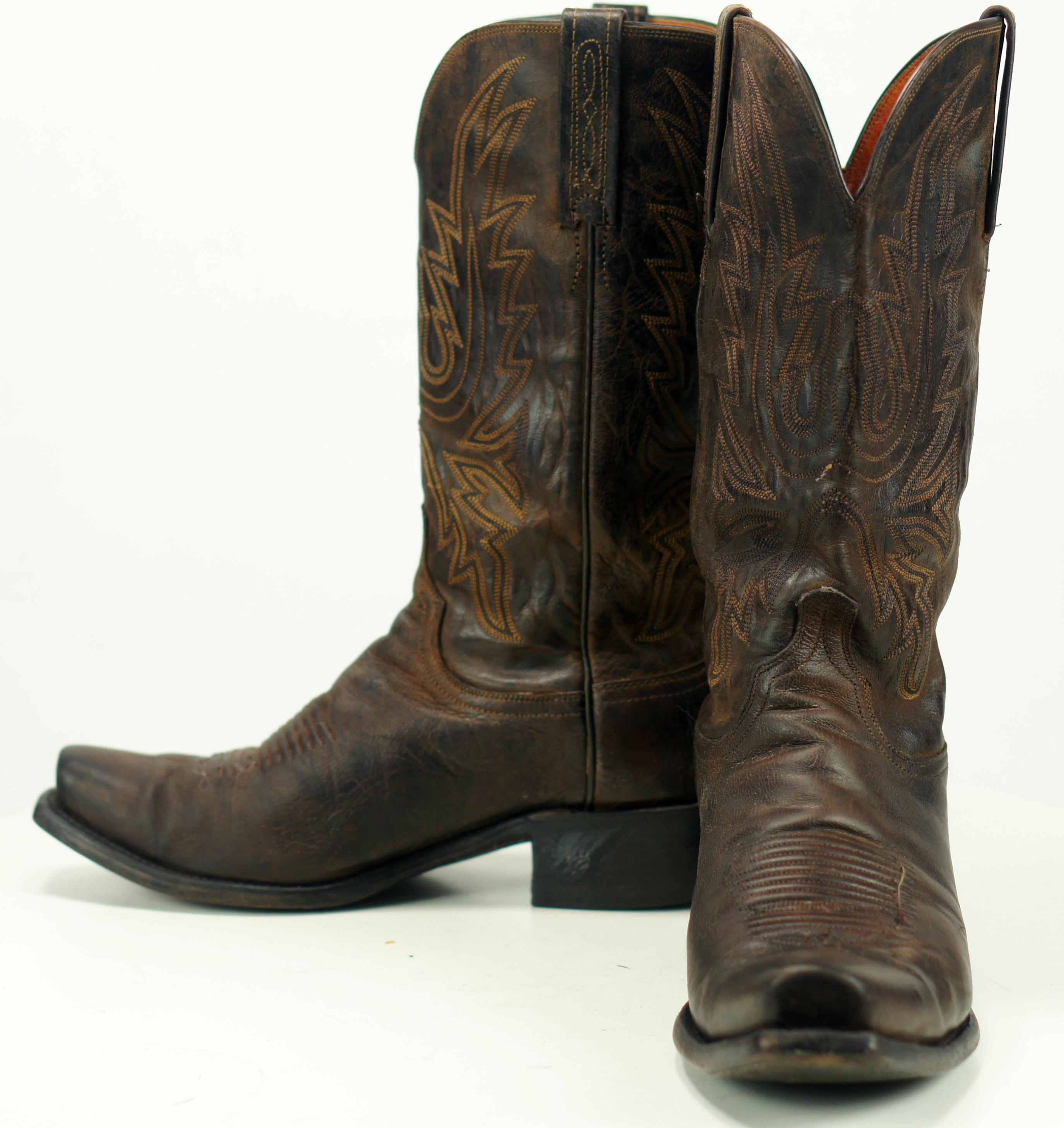 lucchese snip toe boots