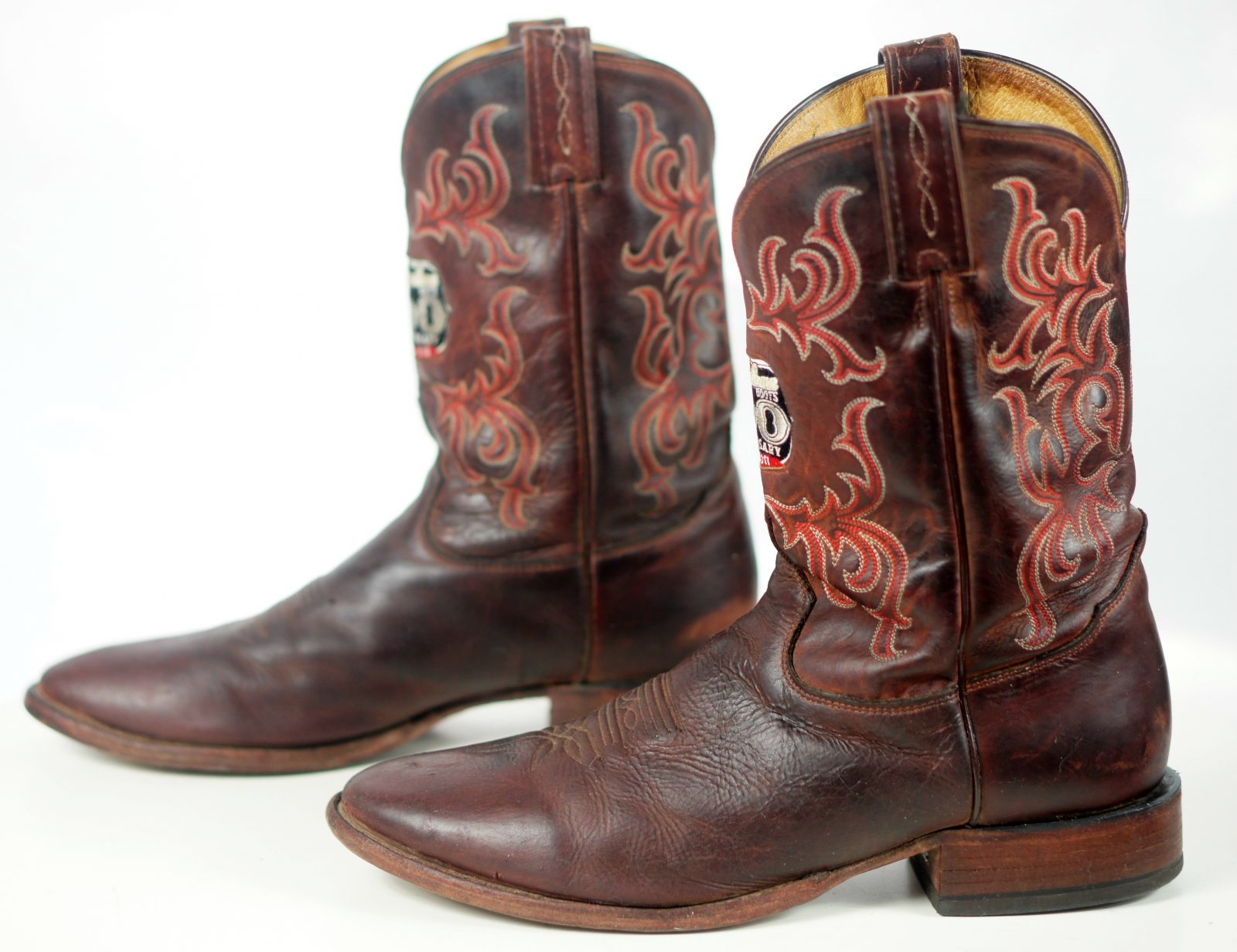 Tony Lama Centennial Anniversary Cowboy Western Boots Brown Leather Men ...