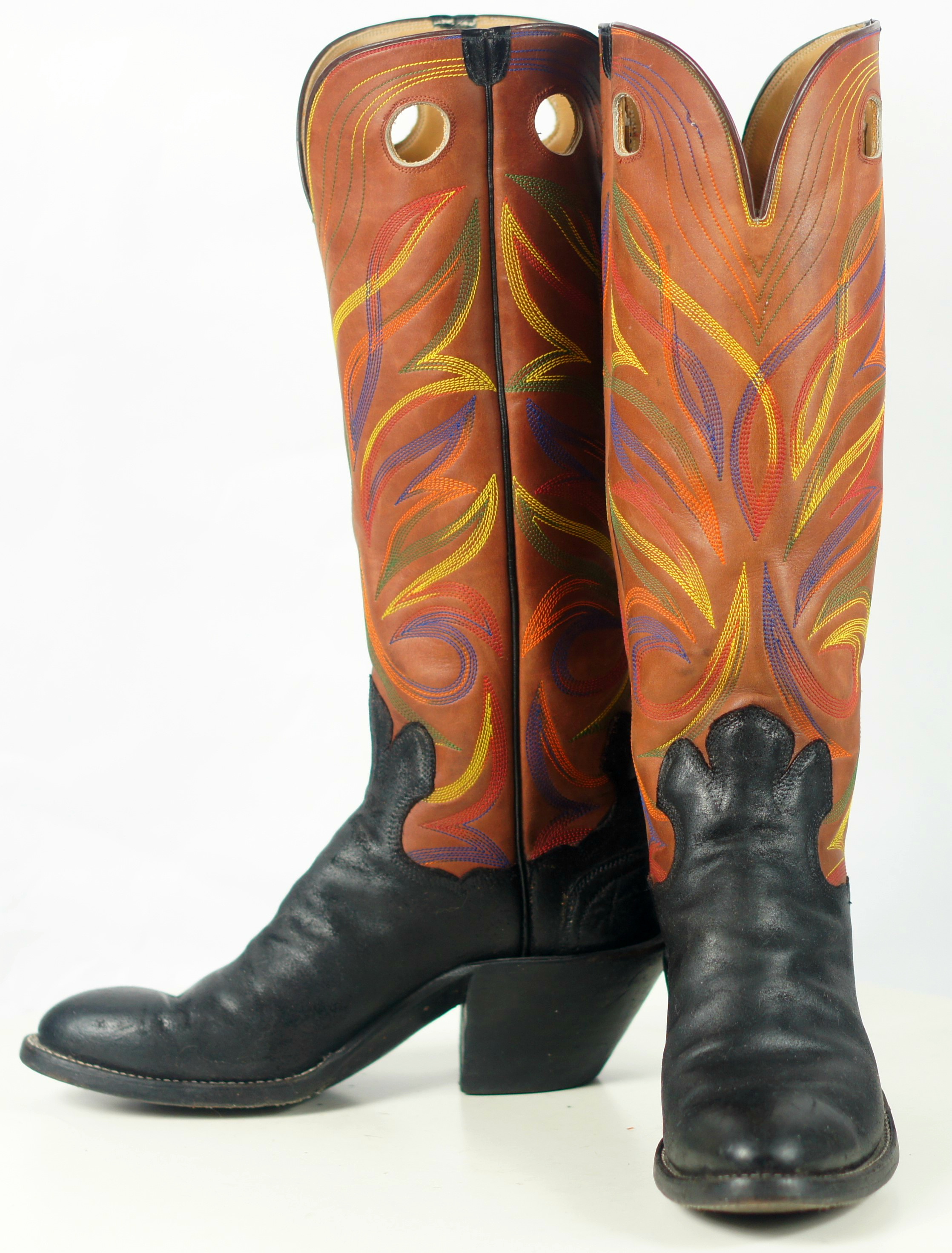 Tall buckaroo cowboy clearance boots