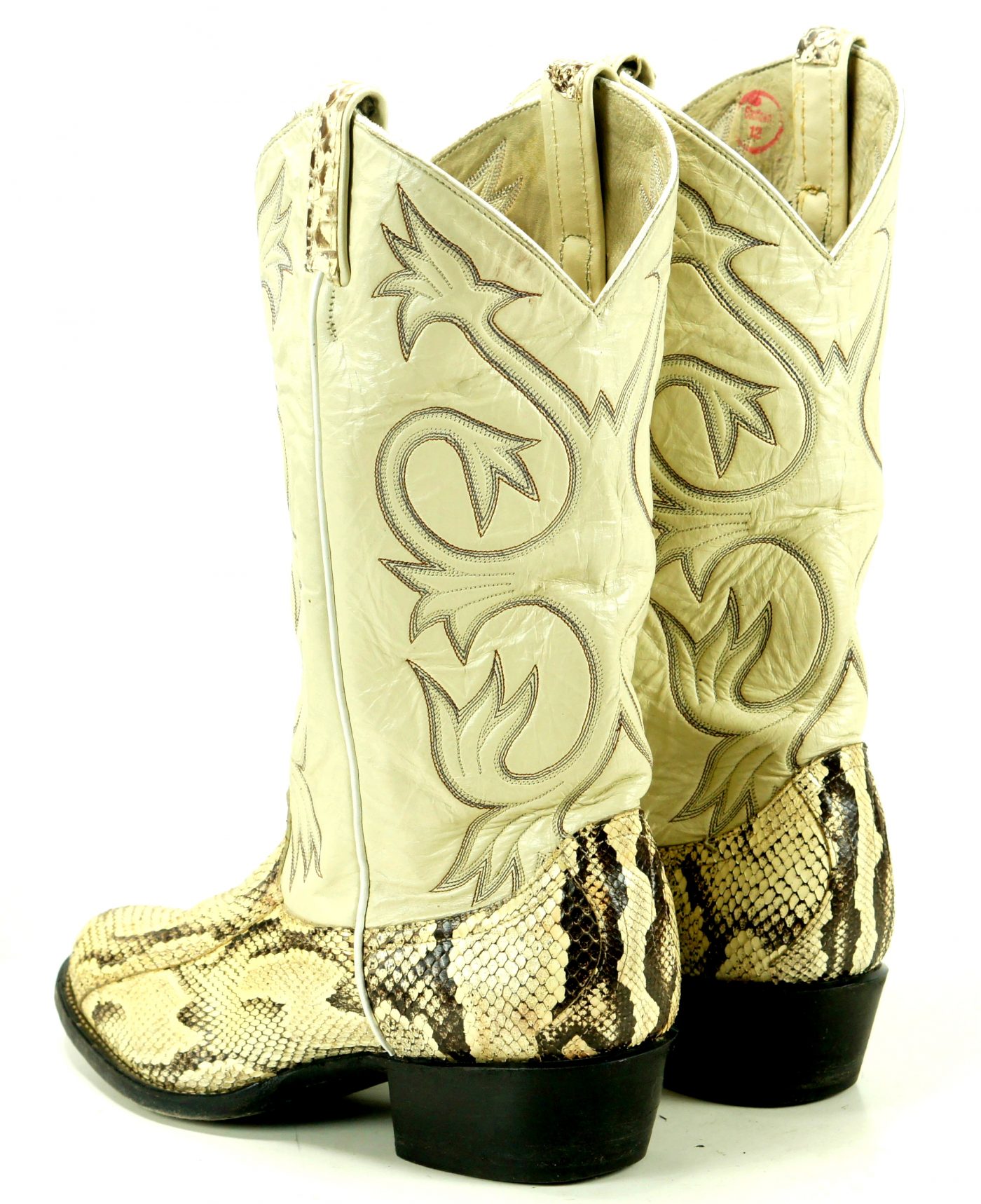tony lama snakeskin boots