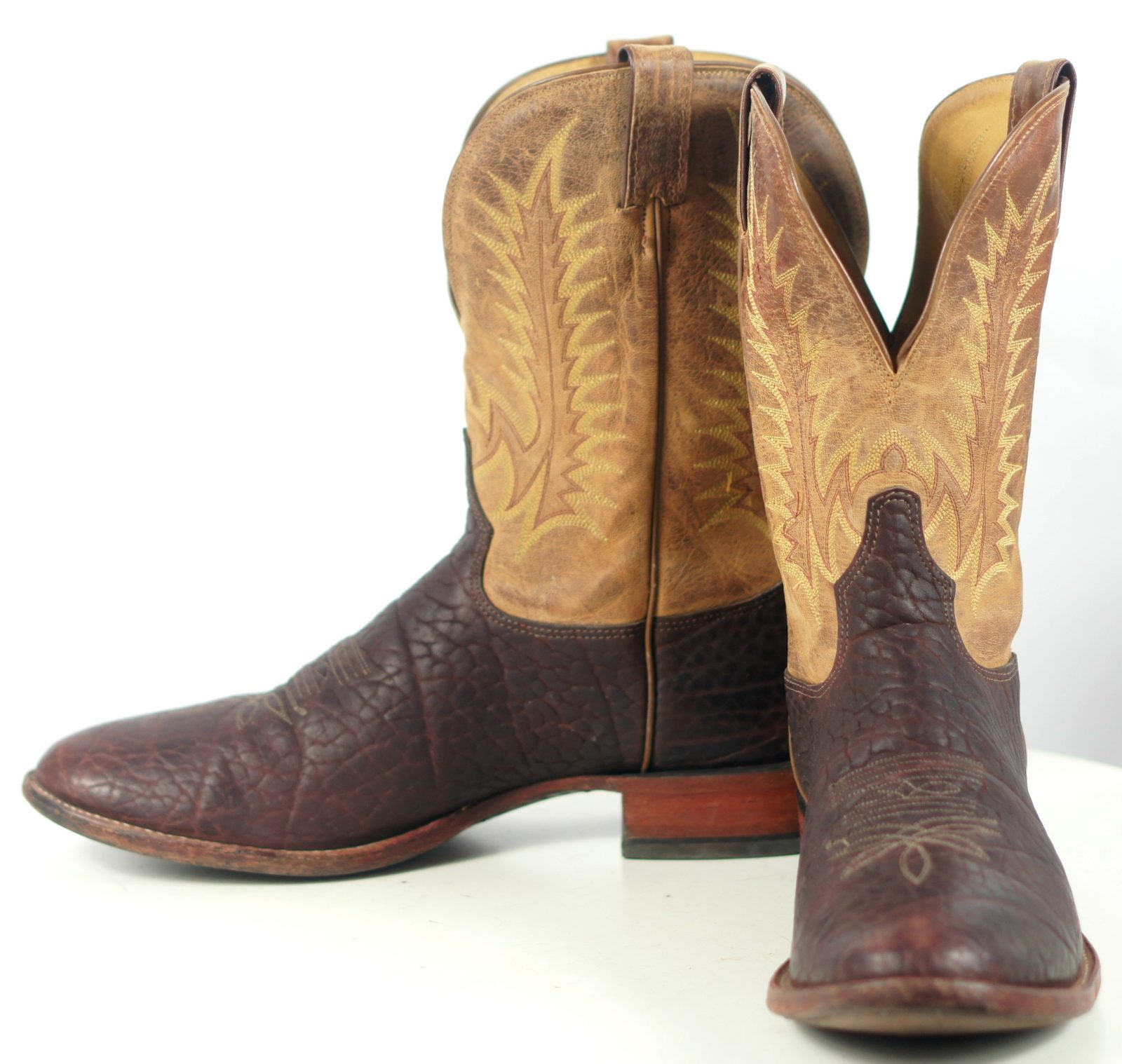 tony lama western boots size not readable