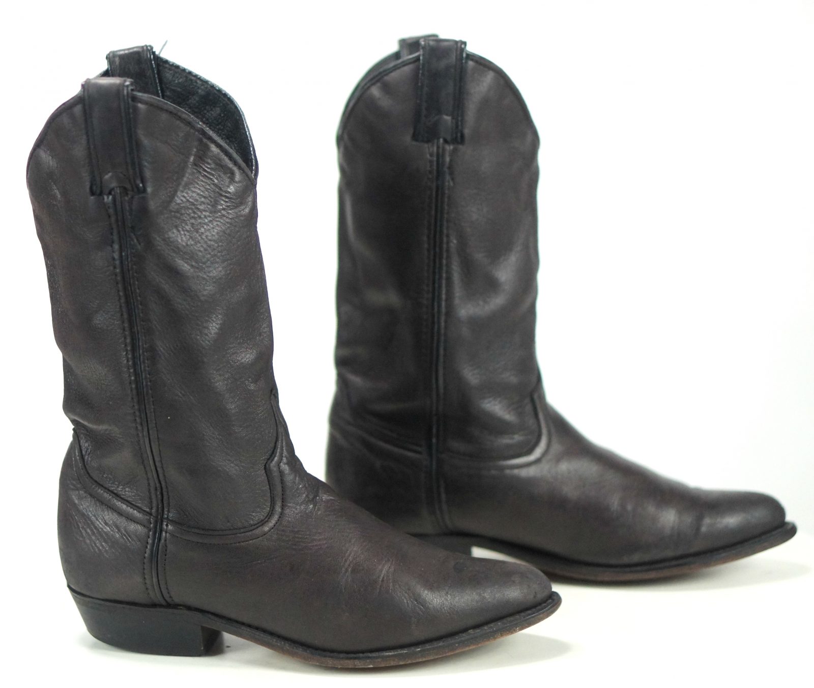 code-west-black-leather-cowboy-boots-vintage-us-made-slouchy-soft-women