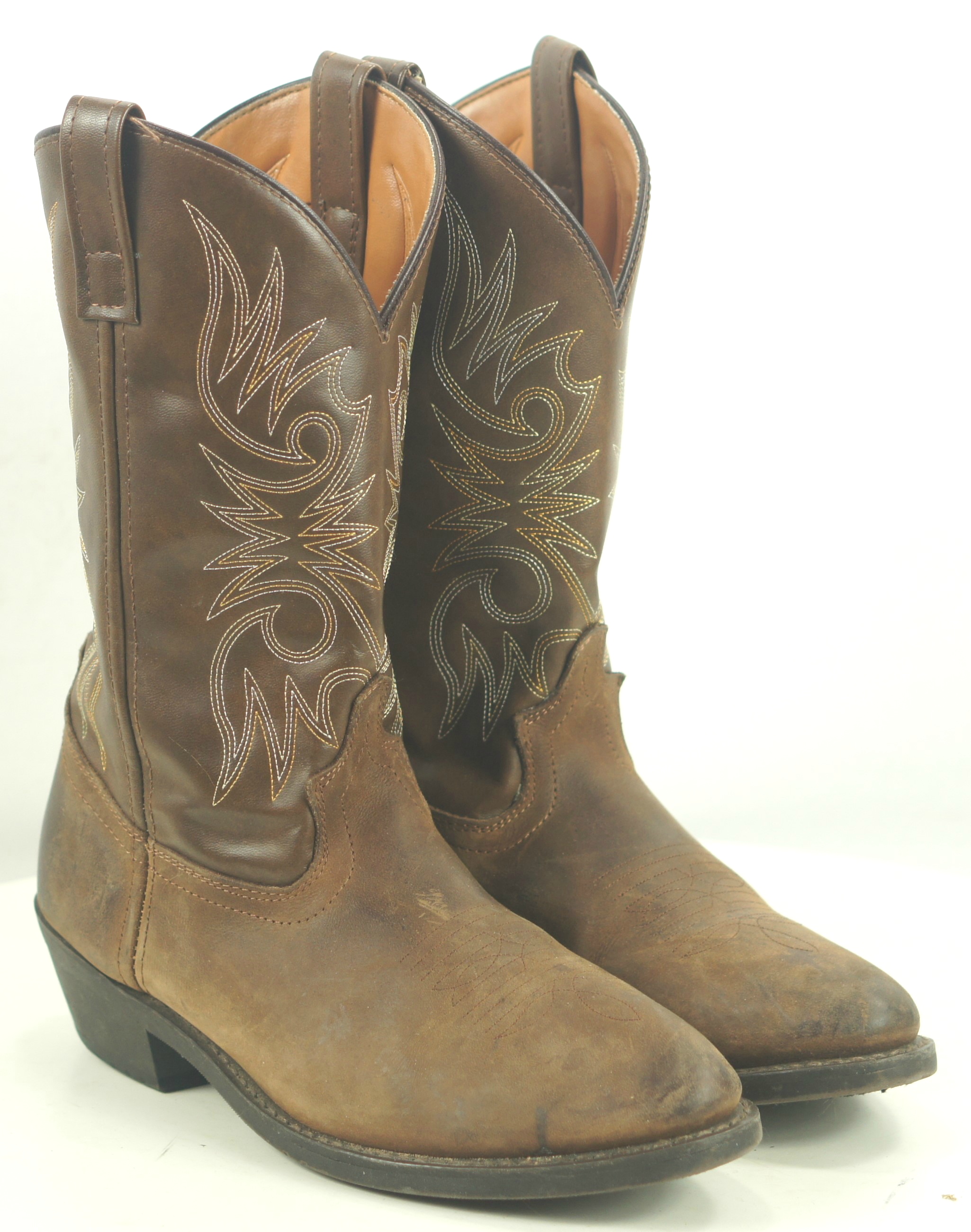 laredo-brown-leather-lacer-riding-paddock-ankle-boots-vintage-us-made