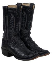 ML Leddy Vintage Full Quill Ostrich Cowboy Western Boots Custom Handmade Women 8 (10)