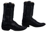 ML Leddy Vintage Full Quill Ostrich Cowboy Western Boots Custom Handmade Women 8 (11)